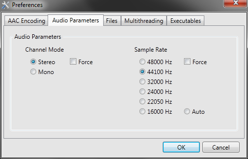 Preferences-Audio-Parameters